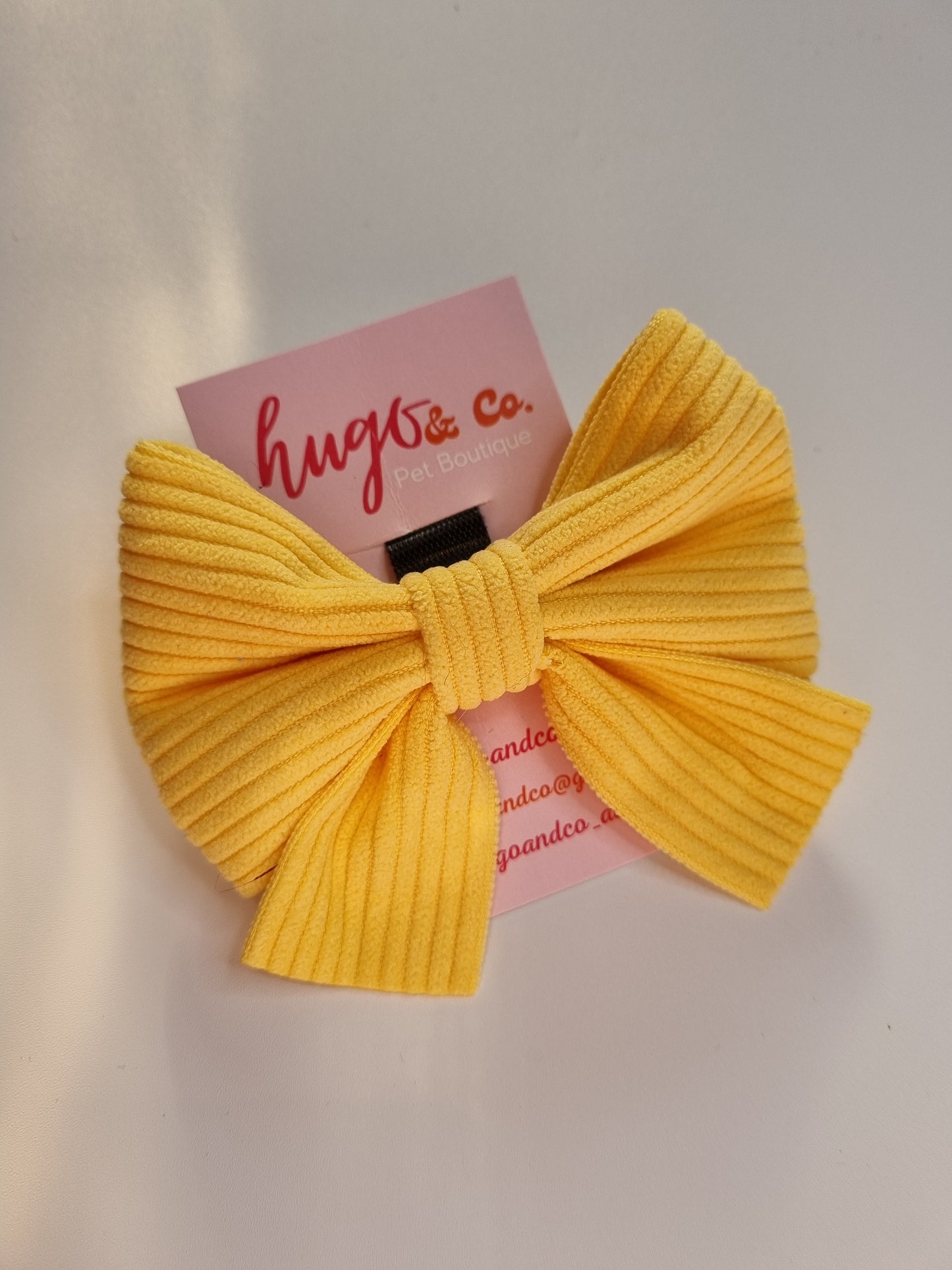 Daisy yellow sailor bow