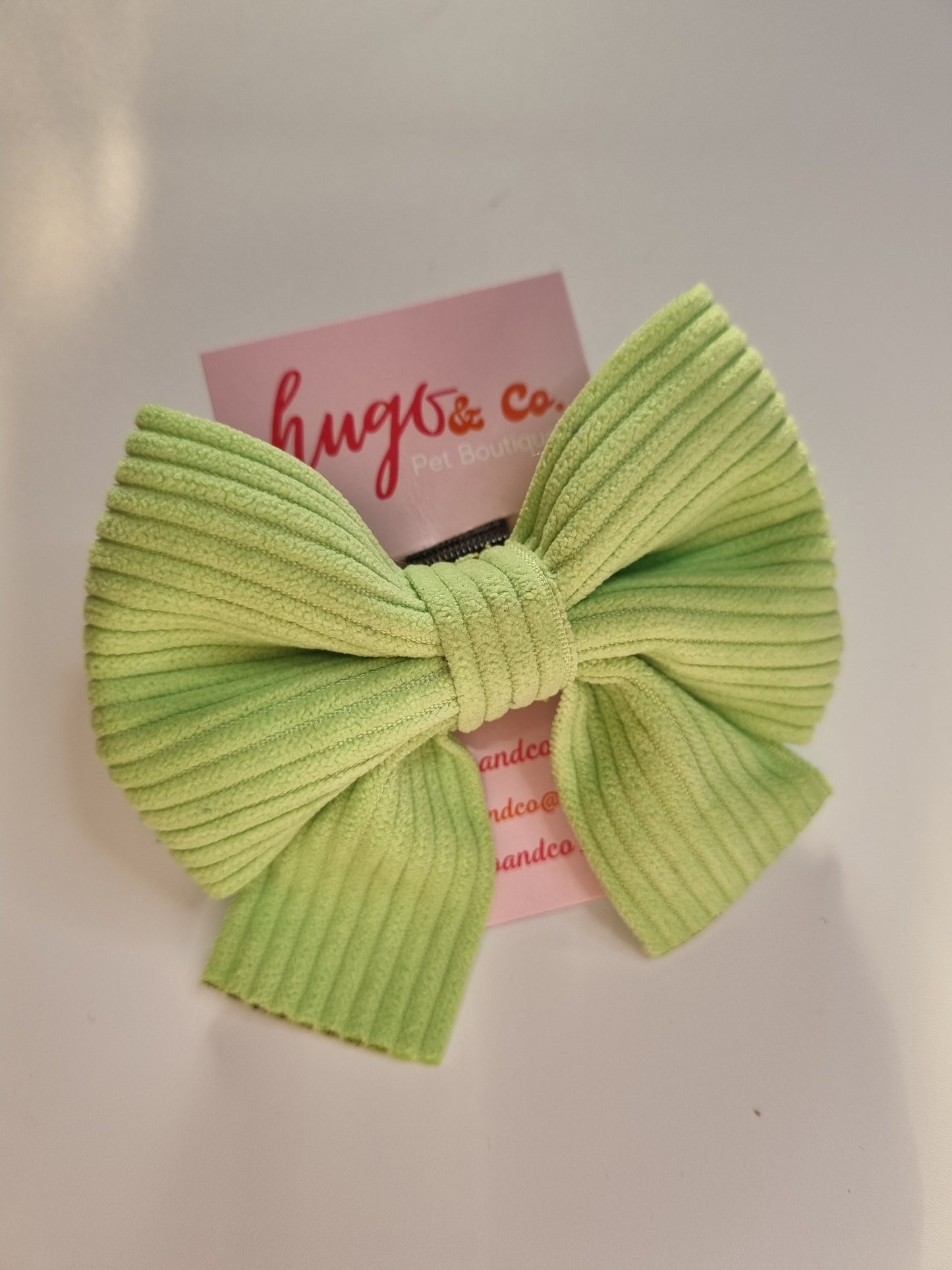 Lime green sailor bow