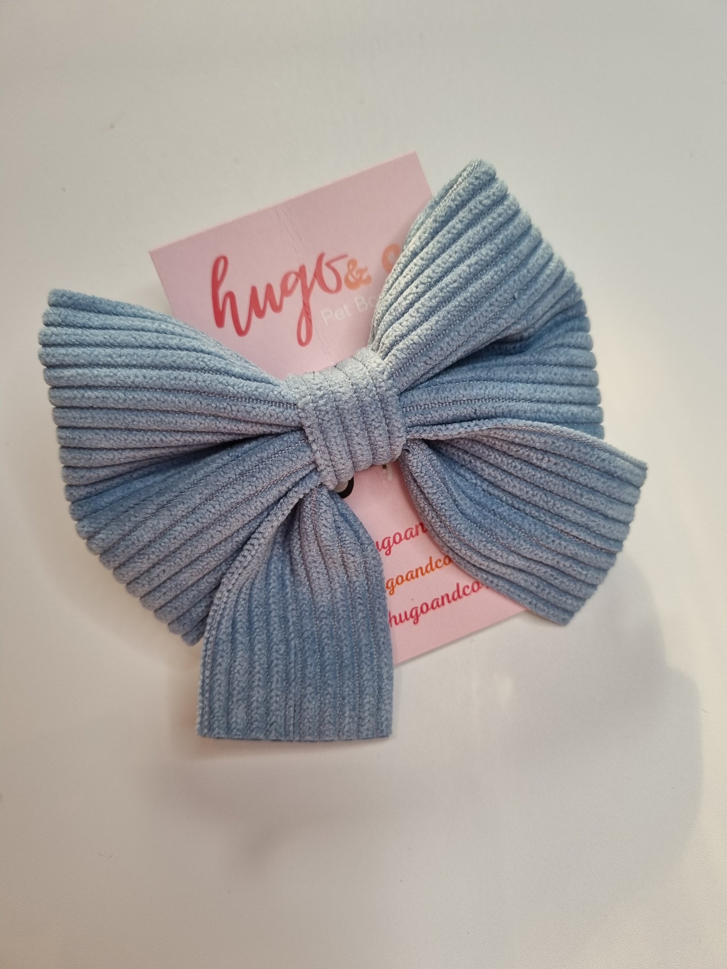 Baby blue sailor bow