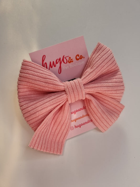 Baby pink sailor bow